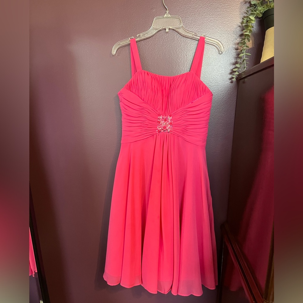 Pink bridesmaid dress